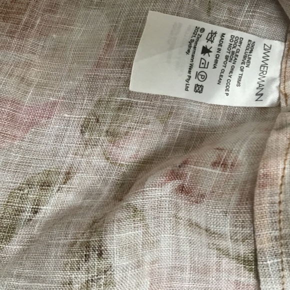 Like New Zimmermann Rosa floral blouse top - Picture 5 of 6